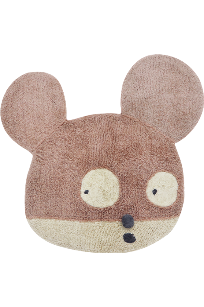 WOOLABLE RUG MISS MIGHTY MOUSE-Wool Rugs-By Lorena Canals-1