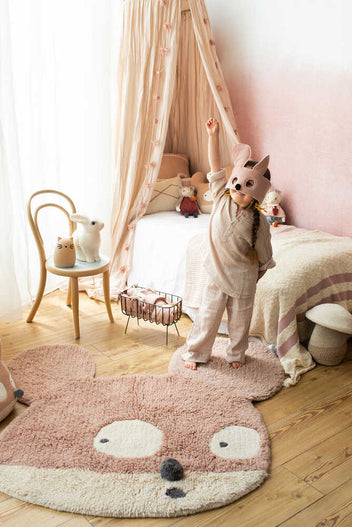 WOOLABLE RUG MISS MIGHTY MOUSE-Wool Rugs-Lorena Canals-2