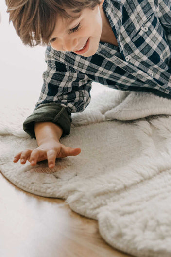 WOOLABLE RUG PINK NOSE SHEEP-Wool Rugs-Lorena Canals-4