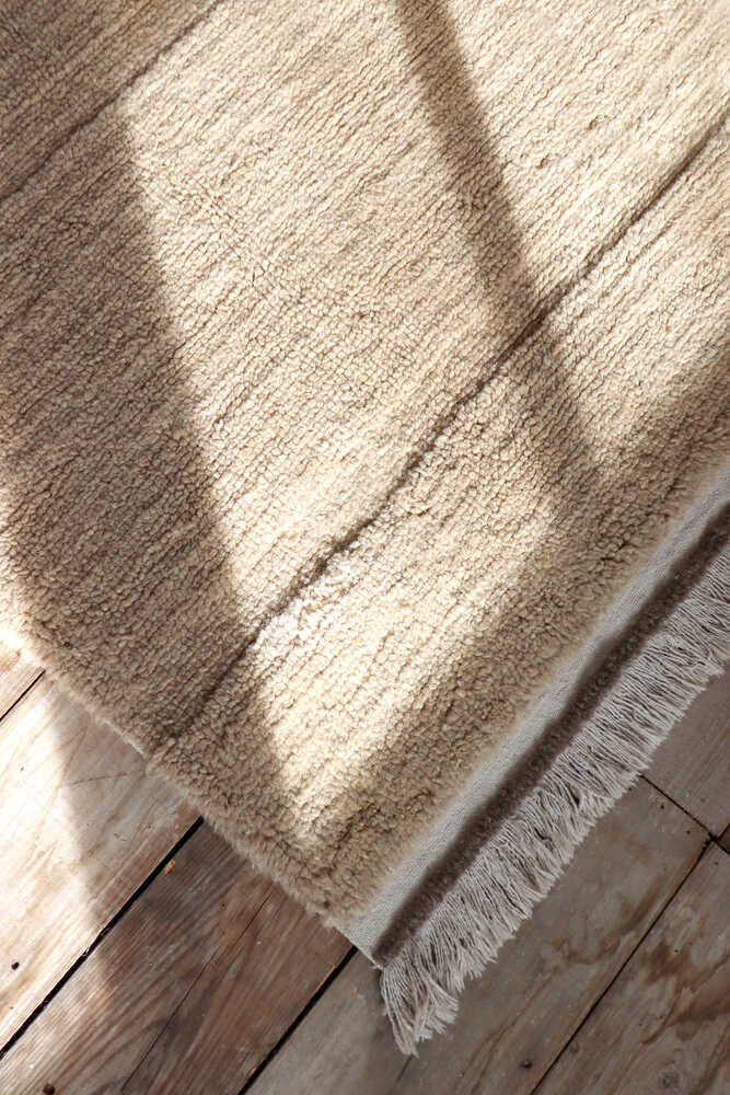 WOOLABLE RUG STEPPE - SHEEP BEIGE-Wool Rugs-Lorena Canals-5