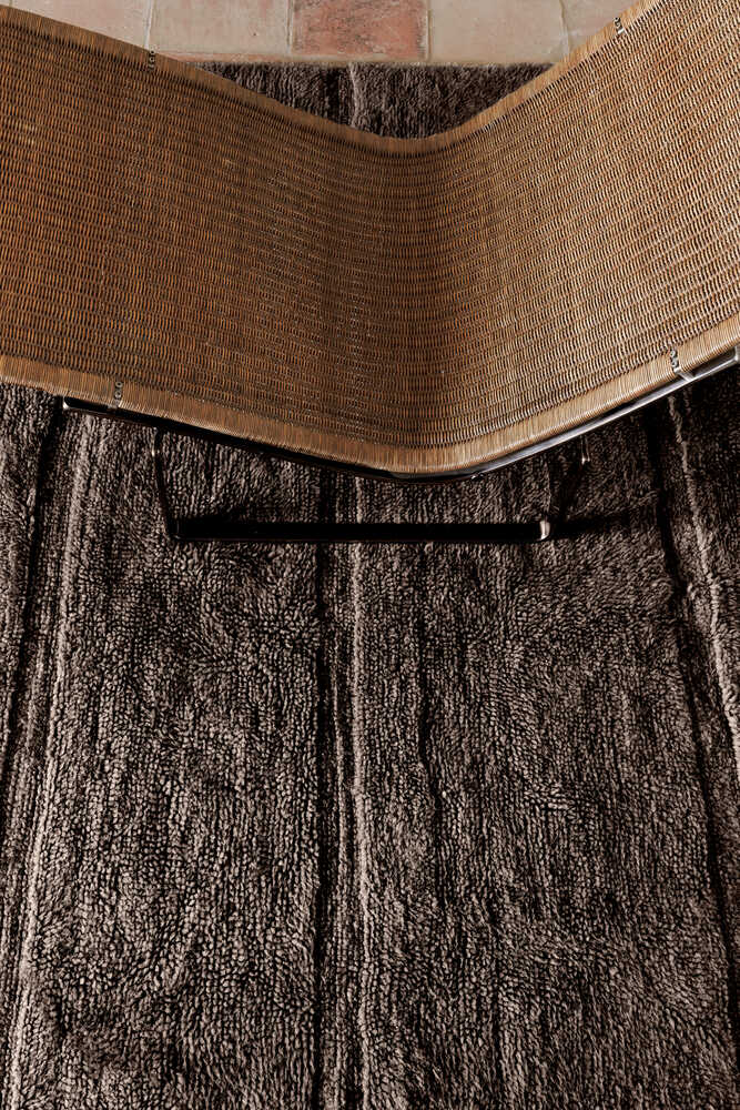WOOLABLE RUG STEPPE - SHEEP BROWN-Wool Rugs-Lorena Canals-3