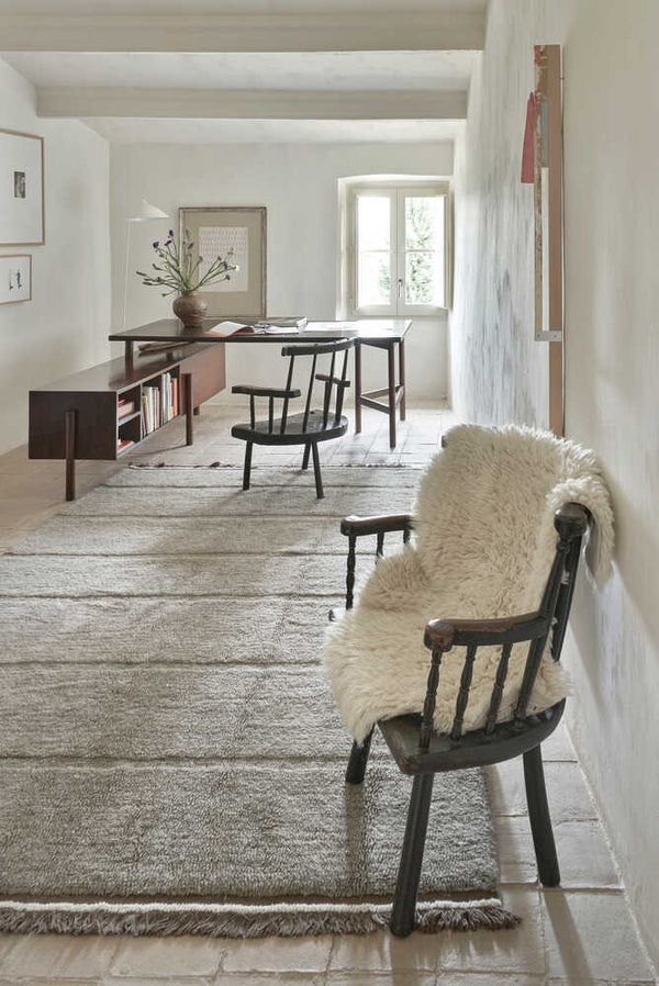 WOOLABLE RUG STEPPE - SHEEP GREY-Wool Rugs-Lorena Canals-2