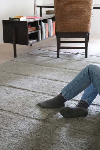 WOOLABLE RUG STEPPE - SHEEP GREY-Wool Rugs-Lorena Canals-5