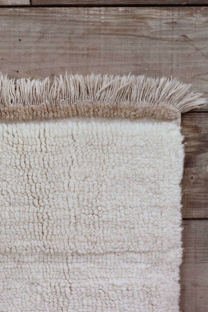 WOOLABLE RUG STEPPE - SHEEP WHITE-Wool Rugs-Lorena Canals-9