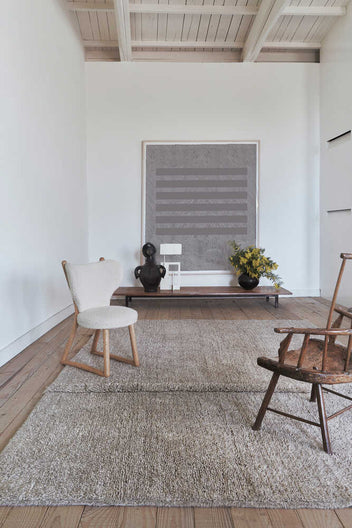 WOOLABLE RUG TUNDRA - BLENDED SHEEP GREY-Wool Rugs-Lorena Canals-2