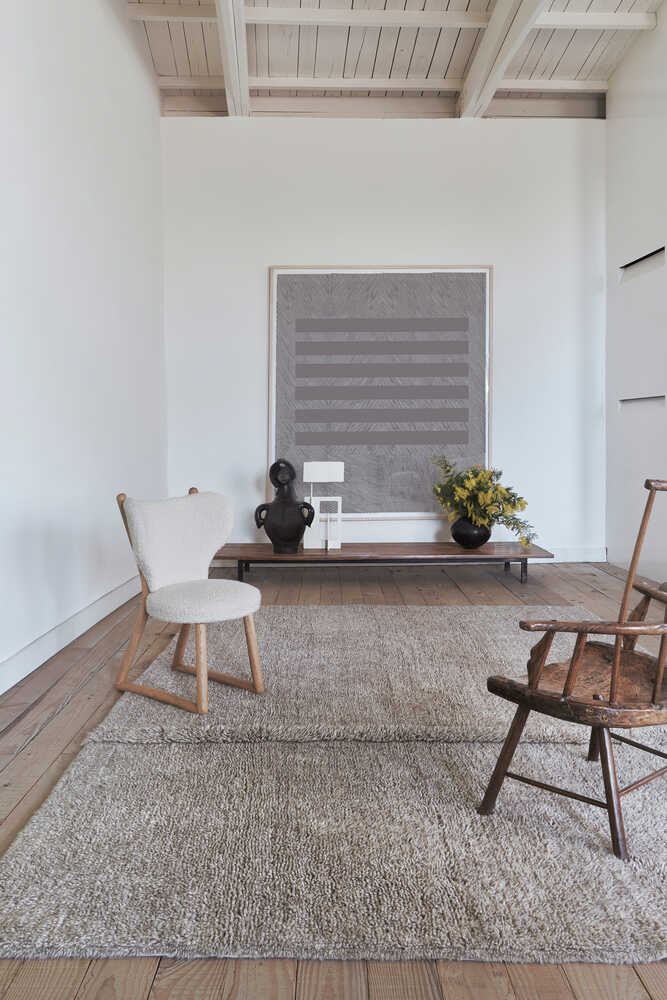 WOOLABLE RUG TUNDRA - BLENDED SHEEP GREY-Wool Rugs-Lorena Canals-2