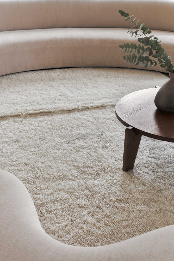 WOOLABLE RUG TUNDRA - SHEEP WHITE-Wool Rugs-Lorena Canals-4