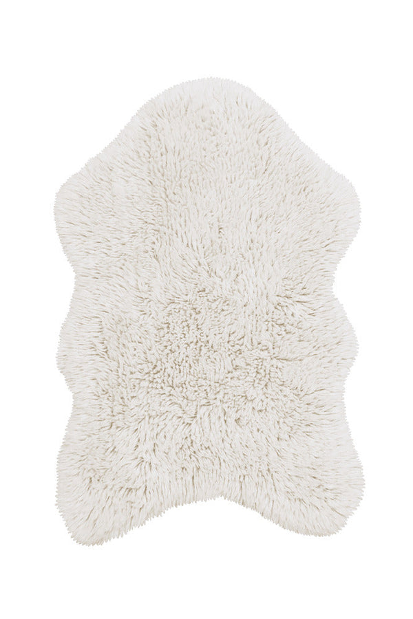 WOOLABLE RUG WOOLLY SHEEP WHITE-Wool Rugs-By Lorena Canals-1