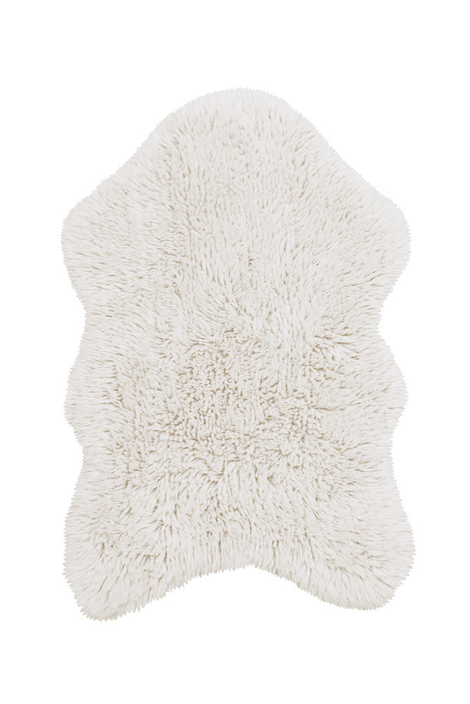 WOOLABLE RUG WOOLLY SHEEP WHITE-Wool Rugs-By Lorena Canals-1