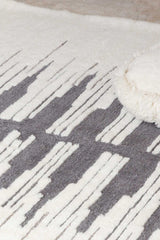 WOOLABLE RUG ZAGROS NATURAL - GREY-Wool Rugs-Lorena Canals-4