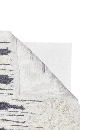 WOOLABLE RUG ZAGROS NATURAL - GREY-Wool Rugs-Lorena Canals-5