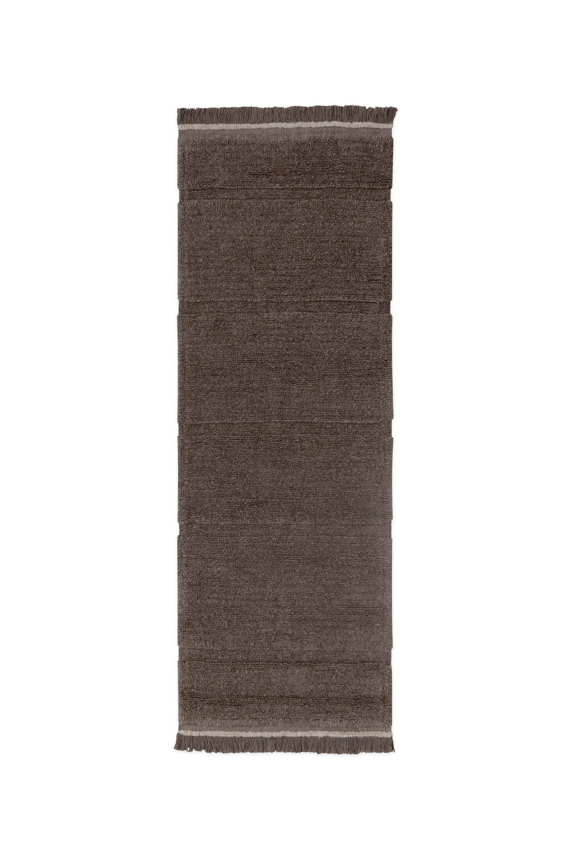 WOOLABLE RUNNER RUG STEPPE - SHEEP BROWN