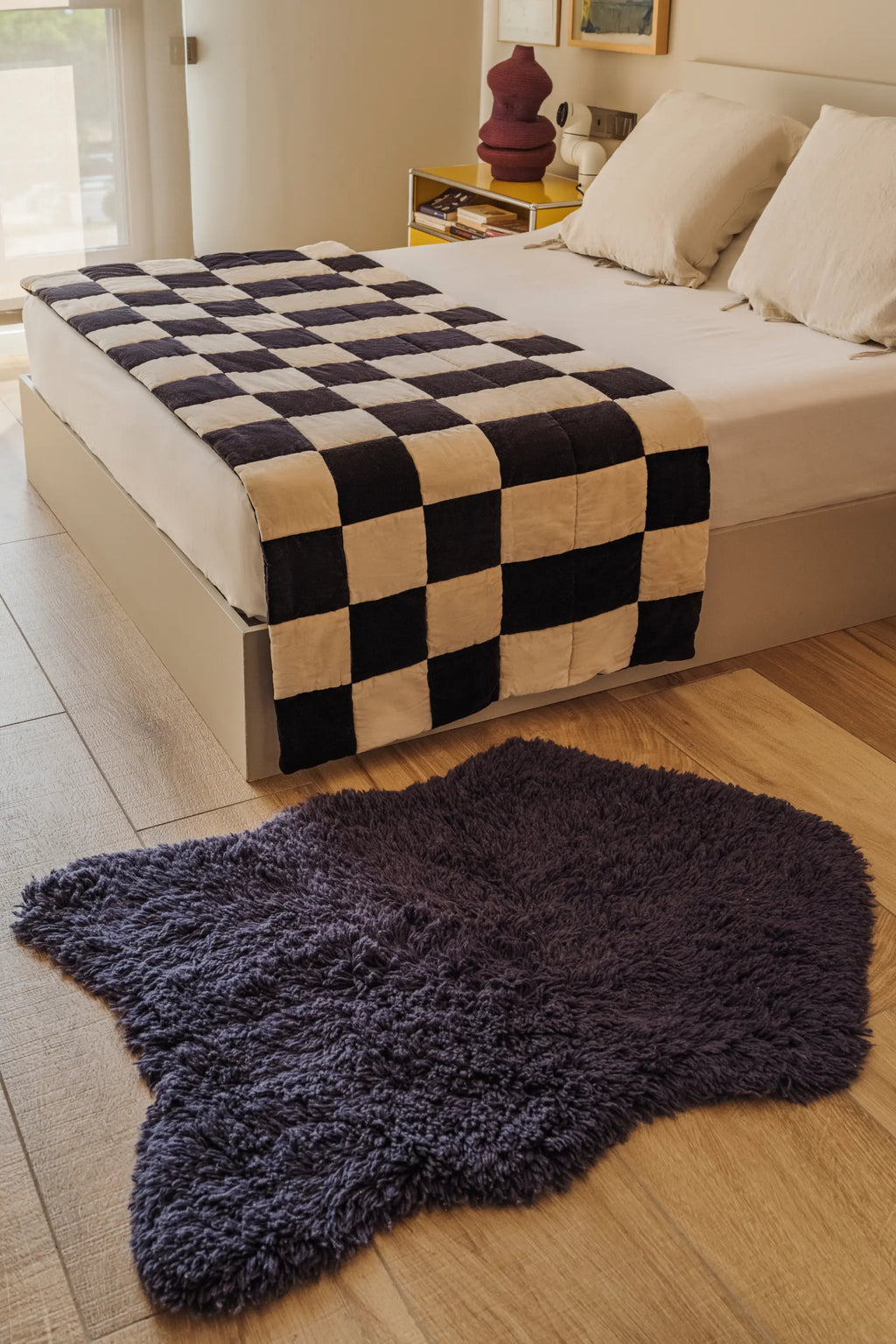 WOOLABLE RUG WOOLLY - SHEEP BLUE